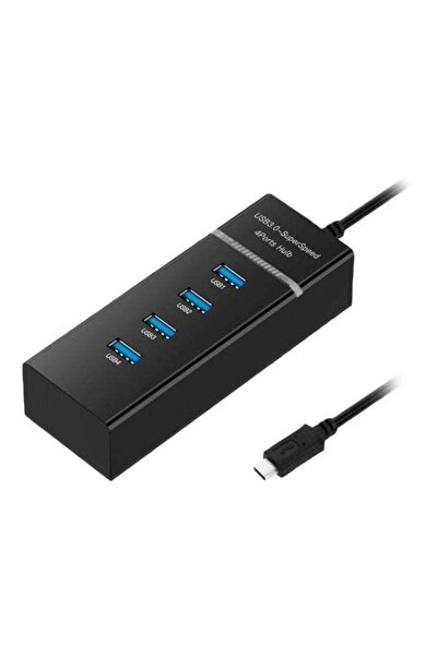 Generic 4-Port USB 3.0 Hub Black