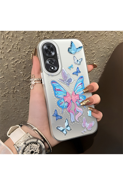 Hontinga حافظة هاتف OPPO A60 متوافقة مع حافة السيليكون الصلبة ومضادة للسقوط ب...