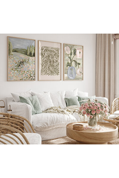 ALAYRA International مجموعة إطارات ملصقات من 3 قطع (50×70 سم) لتزيين الجدران ...