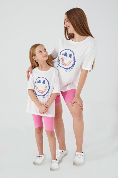 Rolypoly مجموعة برمودا هابي سمايل للأم والابنة