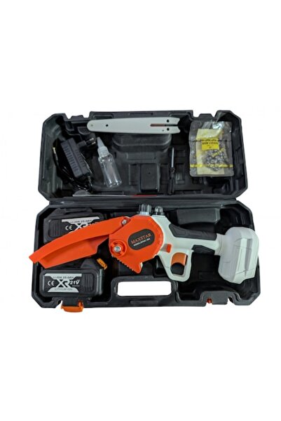 Maxstar Mini Drujba 21V 10Ah, Lama 6 inch, 2 Acumulatori, Fierastrau Electric...