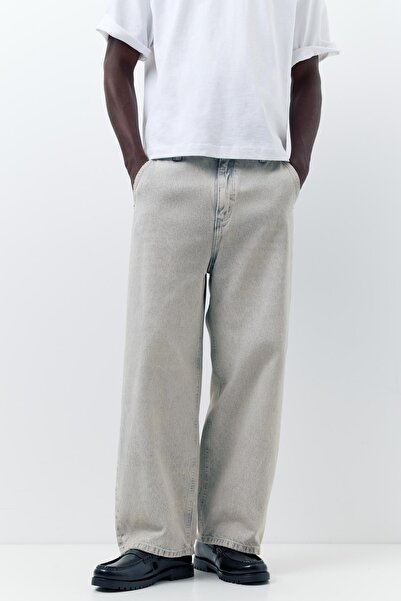 Pull & Bear İşlemeli Skater Jean