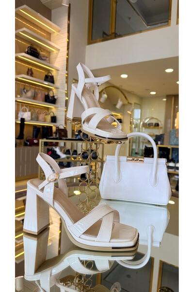 KRISTE BELL Imported Mona Women's Thick Heeled Lace-Up Shoes 3012-00