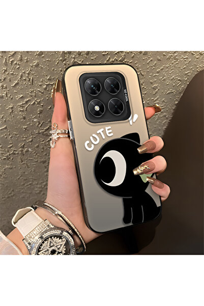 Hontinga Poco X7 Compatible Silicone Edge Hard Back Anti-Fall Phone Case Stit...