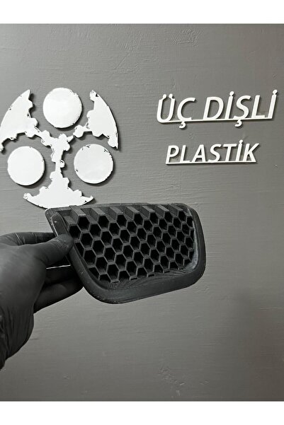 3DisliPlastik Peugeout 407 Logosuz Ön Panjur 3D Baskı Siyah