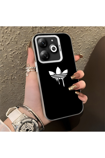 Hontinga حافظة هاتف Infinix Smart 8 متوافقة مع الحواف السيليكونية الصلبة والم...