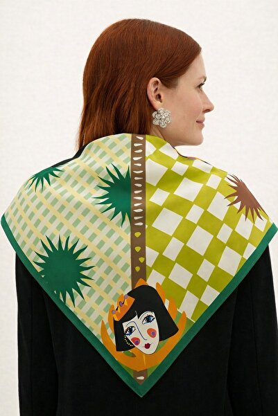 tarzınısec Επιλέξτε το στυλ σας: Πράσινο μαντήλι Queen / Μπαντάνα / Αξεσουάρ ...