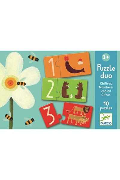 djeco Puzzle cu numere Duo