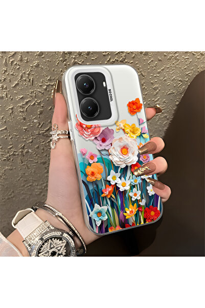 Hontinga Poco X7 Pro Uyumlu Silikon Kenar Sert Arka Anti Düşme Telefon Kılıfı...