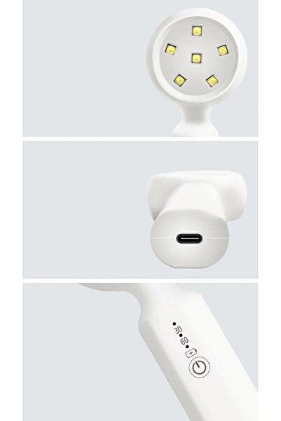 Portatif Mini Uv Led Lamba Manikür Tırnak Kurutucu Led Lamba Beyaz 18w