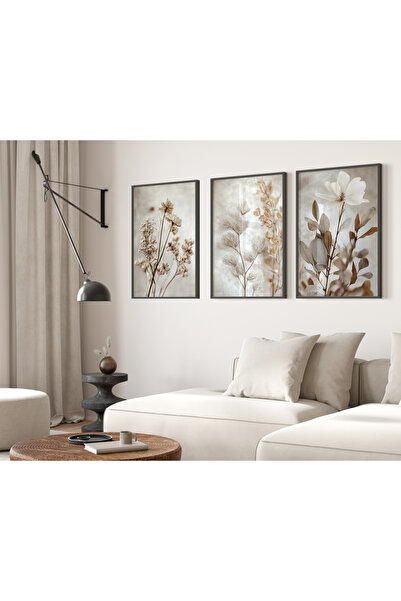 ALAYRA International مجموعة إطارات ملصقات (3 قطع) مقاس (40×60 سم) لتزيين الجد...