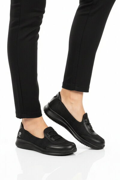 Pierre Cardin Μαύρα διχτυωτά ελαφριά γυναικεία παπούτσια casual που φοριούντα...