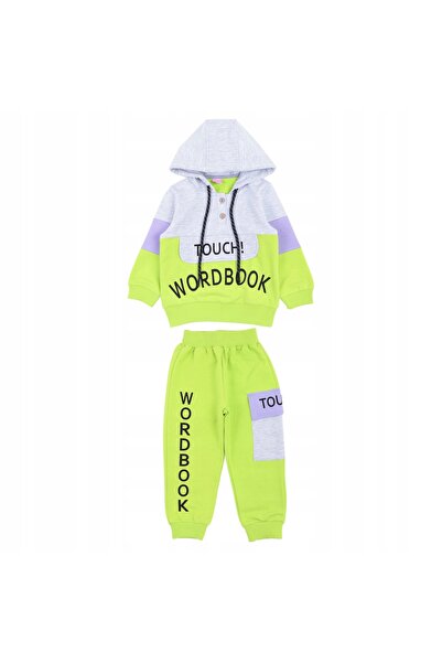 Mod Kids Children's Tracksuit Set, MOD KIDS, Light Green, 104 cm, Cotton