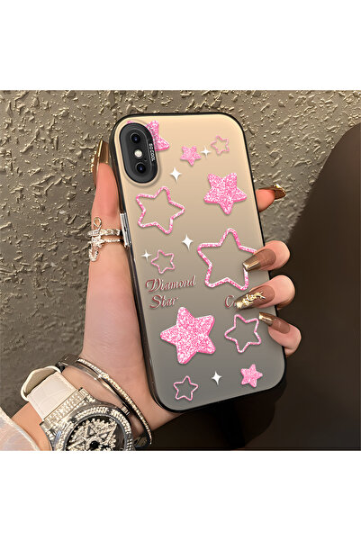 Hontinga iPhone X Compatible Silicone Edge Hard Back Anti-Fall Phone Case Pin...