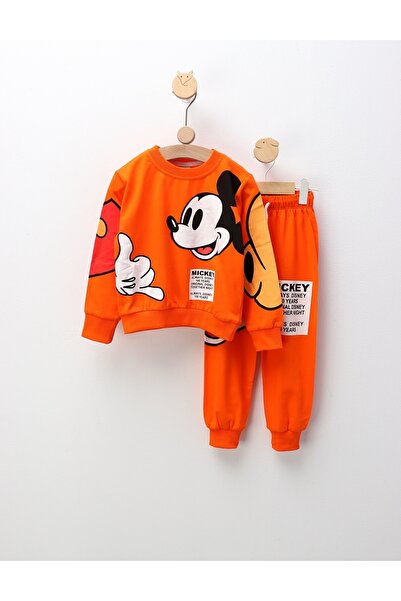 MiniKids Compleu Mikkey M, portocaliu