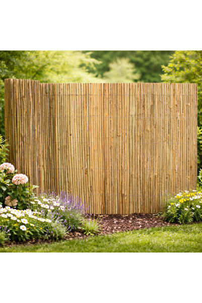 Selgot Gard din bambus, Dimensiune 100 cm x 300 cm x 12 mm