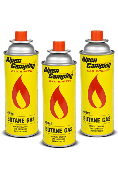 Alpen 3 400ml Camping Gas Cartridges