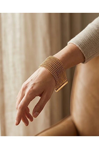 Dorvina سوار نسائي من ماركة Zr مطابق للمواصفات، سوار ذهبي اللون بتصميم سلسلة ...