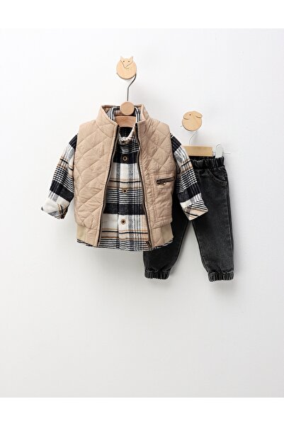 MiniKids Σετ γιλέκου, Wild Hunter, σε μπεζ