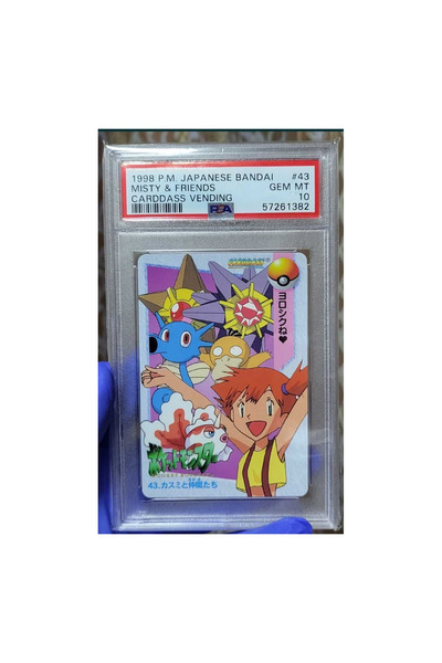 Nintendo Cartonas PSA 10 GEM MINT – “Misty & Friends” #43 (1998)