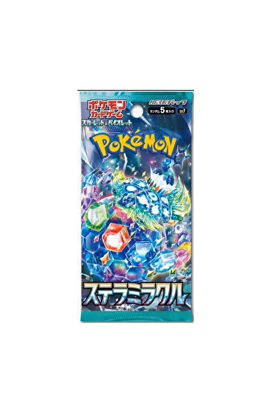 Nintendo Pack of 5 Pokemon Stellar Miracle Cards (SV7, Import Japan)