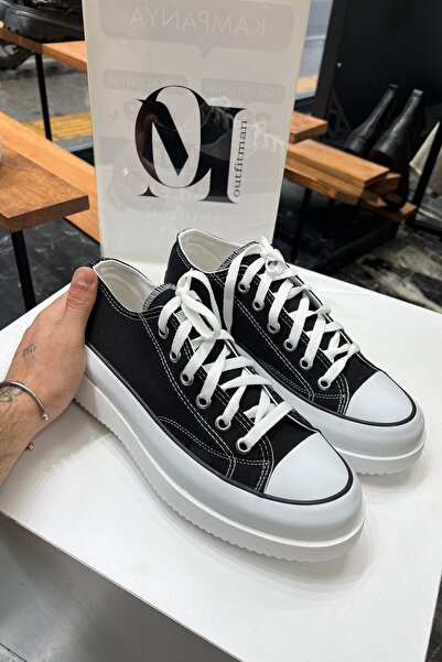 OUTFİT MAN Παπούτσια με ψηλή σόλα που αλλάζουν χρώμα, μαύρα