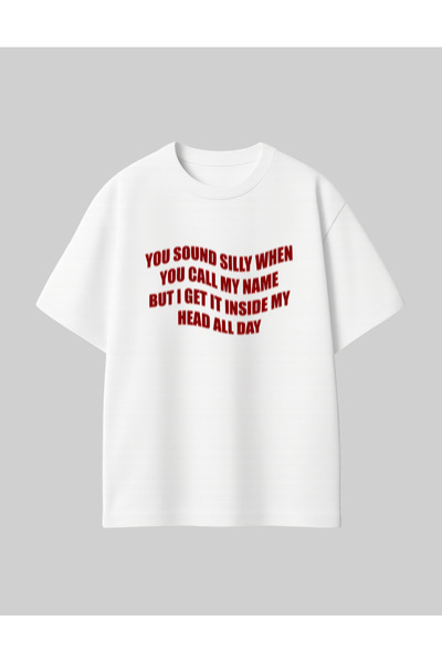 RF Studio Tame Impala Blur Text Printed 100% Cotton Unisex Oversize T-Shirt T-Shirt