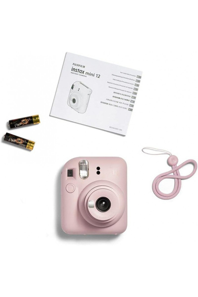 Fujifilm كاميرا فورية Instax Mini 12 - وردي زهري