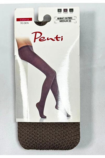 Penti Γυναικεία καλσόν 70 DEN "Valeria" - με σχέδιο, χρώμα μοσχοκάρυδο