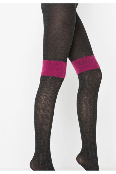 Penti Μοντέρνο Βαμβακερό Καλσόν  "Αφράτο " - Μαύρο