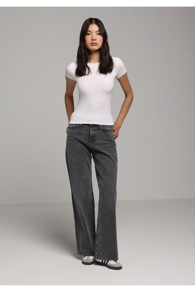 Colin's Жіночі джинси прямого крою сірого кольору
