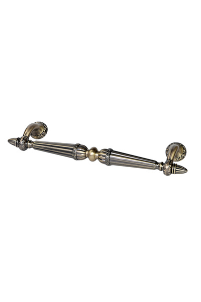 THG Zinc Pull Handle with Metal Rosette