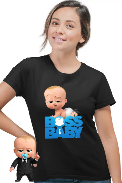 OEM Γυναικείο Μπλουζάκι Baby Boss: Διευθυντής Πάνας