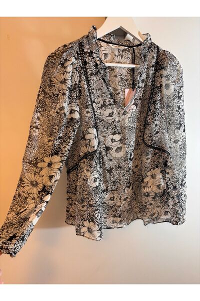 NAF NAF PARIS Bluza imprimeu floral