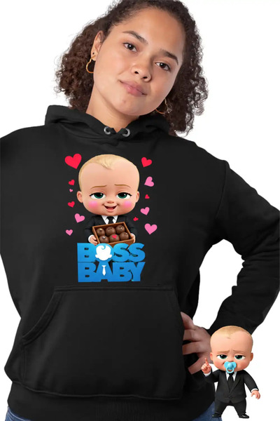 OEM Hanorac Femei Boss Baby Ciocolata Valentines Day