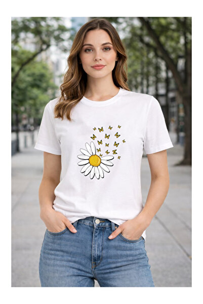 LAYORA Μπλουζάκι από χτενισμένο βαμβάκι 100% βαμβάκι – Unisex με στάμπα, καλο...