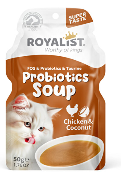Royalist Probiyotikli Tavuklu & Hindistan Cevizli Kedi Çorbası 50 Gr x 6 Adet