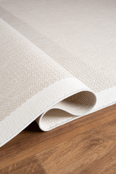 HÜNKAR HALI Roma Dokuma %100 Polyester Sisal İskandinav Tarzda, Kaymaz Tabanl...