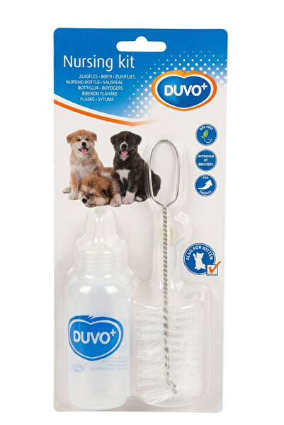 Duvo Plus Duvo+ Nursing Kit for Puppies & Kittens | Includes 115ml Bottle, Cl...