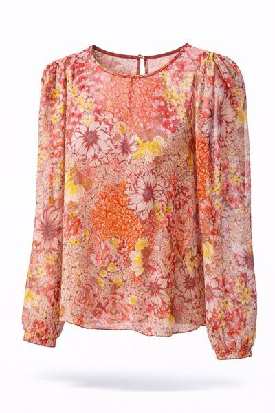 NAF NAF PARIS Μπλούζα με φλοράλ σχέδιο