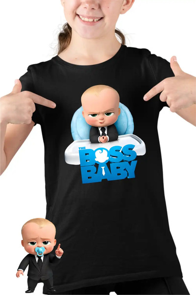 OEM Тениска за момичета  "Бос Бейби " (Директор, Лидер)