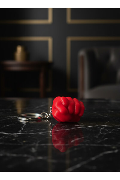 Robo Yenge Esprili “Nah” El İşareti Anahtarlık (Nahtarlık) – 3D Baskı Mini Fi...