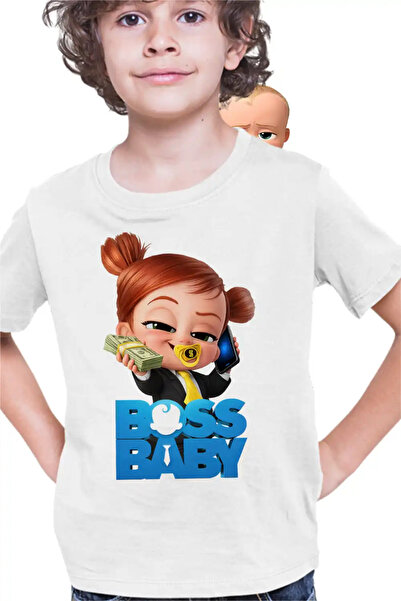 OEM Baby Boss Tina Phone Leader Kids Boys T-Shirt