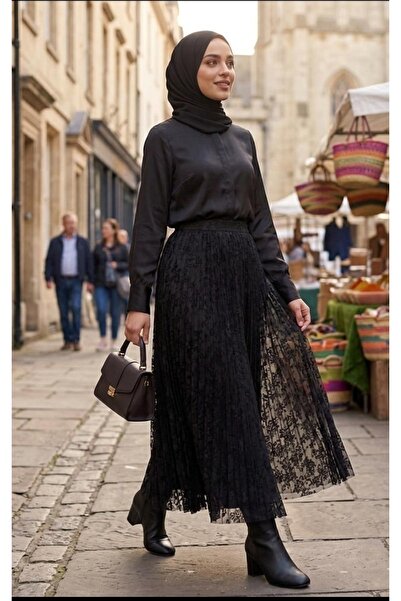 MODA MAÇKA PARK Pilled Tulle Skirt