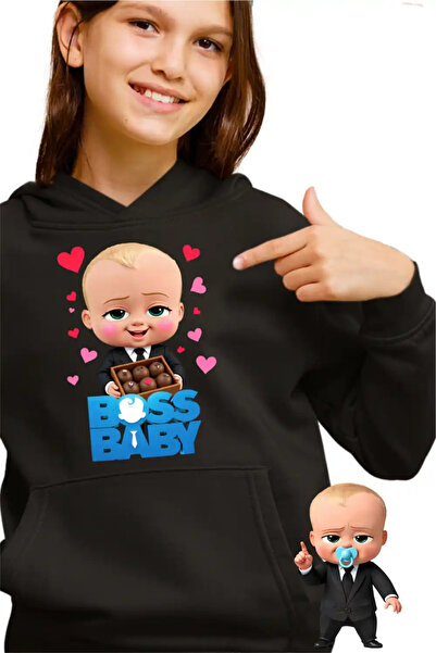 OEM Hanorac Copii Fete Boss Baby Ciocolata Valentines Day