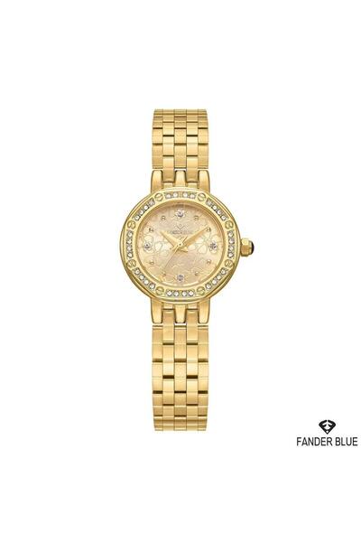 FANDER BLUE Women's Watch - Luxury Royal Collection - Gold