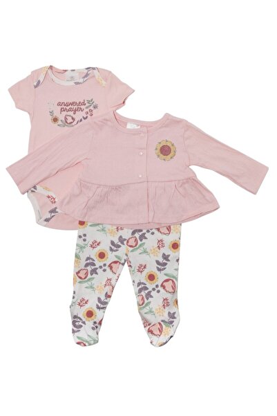 Bambimici -Printed Bodysuit Set-Multicolor, 03M to 12M