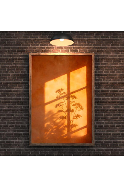 Tuba Decor Tablou dintr-o singură bucată cu ramă din lemn