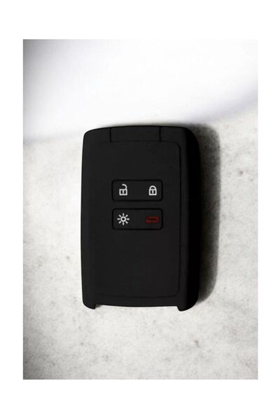 ÖZEN KEYS غطاء مفتاح سيليكون أسود لسيارات كليو 5 وميجان 4 وكاليوس وكابتور وكادجار