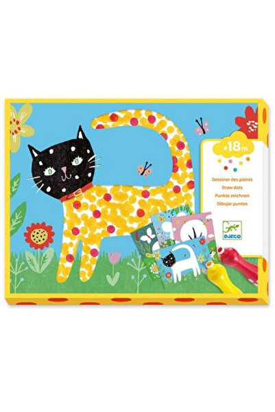 djeco Set creativ, Bebelușul desenează cu buline